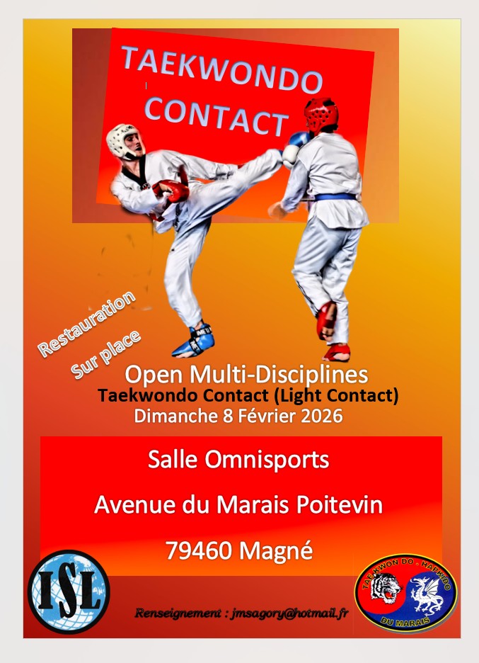 Open Multi-Disciplines – Taekwondo Contact à Magné