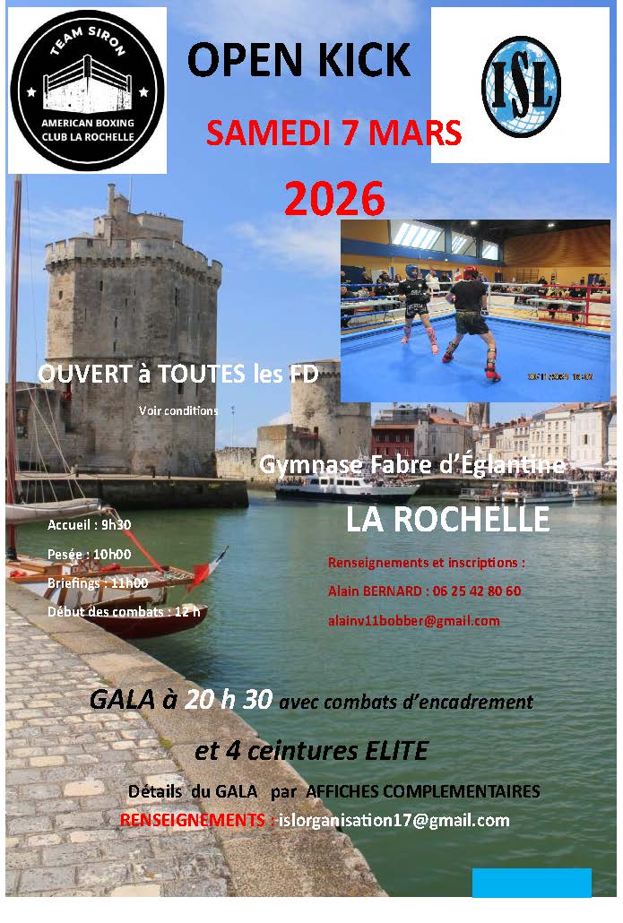 Open Kick – La Rochelle