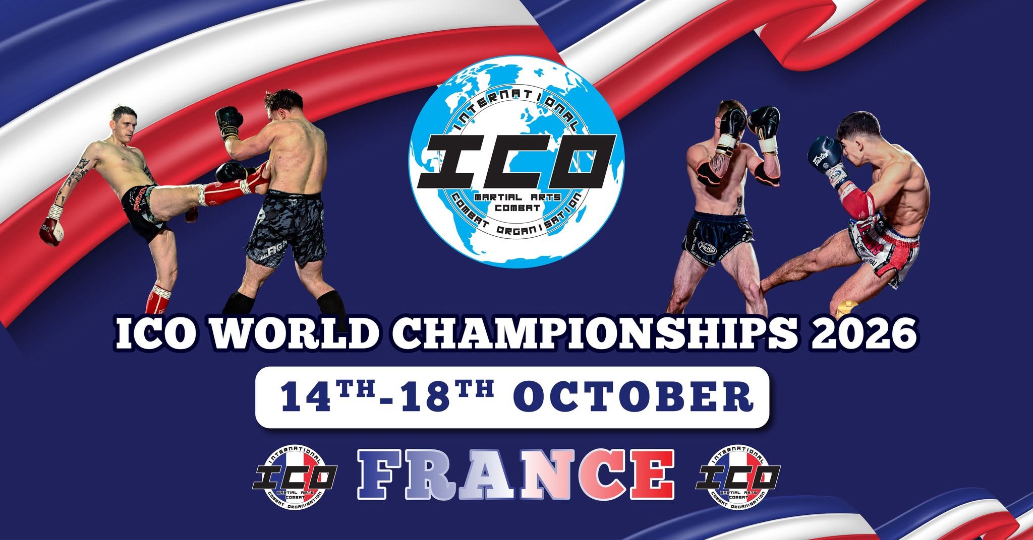 Affiche des Championnats du Monde ICO 2026